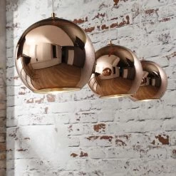 Suspension Globe - Cuivre -Magasin De Meubles 8128 32 3 6350