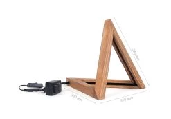 Lampe De Table Lustro - Bois D'épicéa Fait à La Main - éclairée Par LED - Marron 15 Lampe De Table Lustro - Bois D'épicéa Fait à La Main - éclairée Par LED - Marron -Magasin De Meubles 812LST1401 20 202 54ff