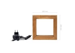 Lustro Wood Table Lamp | Handmade LED Light | Brown -Magasin De Meubles 812LST1410 20 202 5bc9