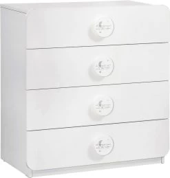 Commode | 100% Mélaminé | 4 Tiroirs | Soft Close | Baby/Child Friendly | Self-Assembly -Magasin De Meubles 813CLK3403 4 10b1