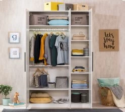 Armoire Design Kalune | 18mm D'épaisseur | 135cm X 209cm X 54cm | Multicolore -Magasin De Meubles 813CLK3858 20 203 22f4