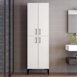 Woody Fashion Multi-Purpose Cabinet | 18mm Thick | White Metal Leg -Magasin De Meubles 845HCT3924 20 202 e518