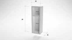 Table De Chevet Suspendue Trui - Blanche 8 Table De Chevet Suspendue Trui - Blanche -Magasin De Meubles 854KLN1705 20 206 1f00