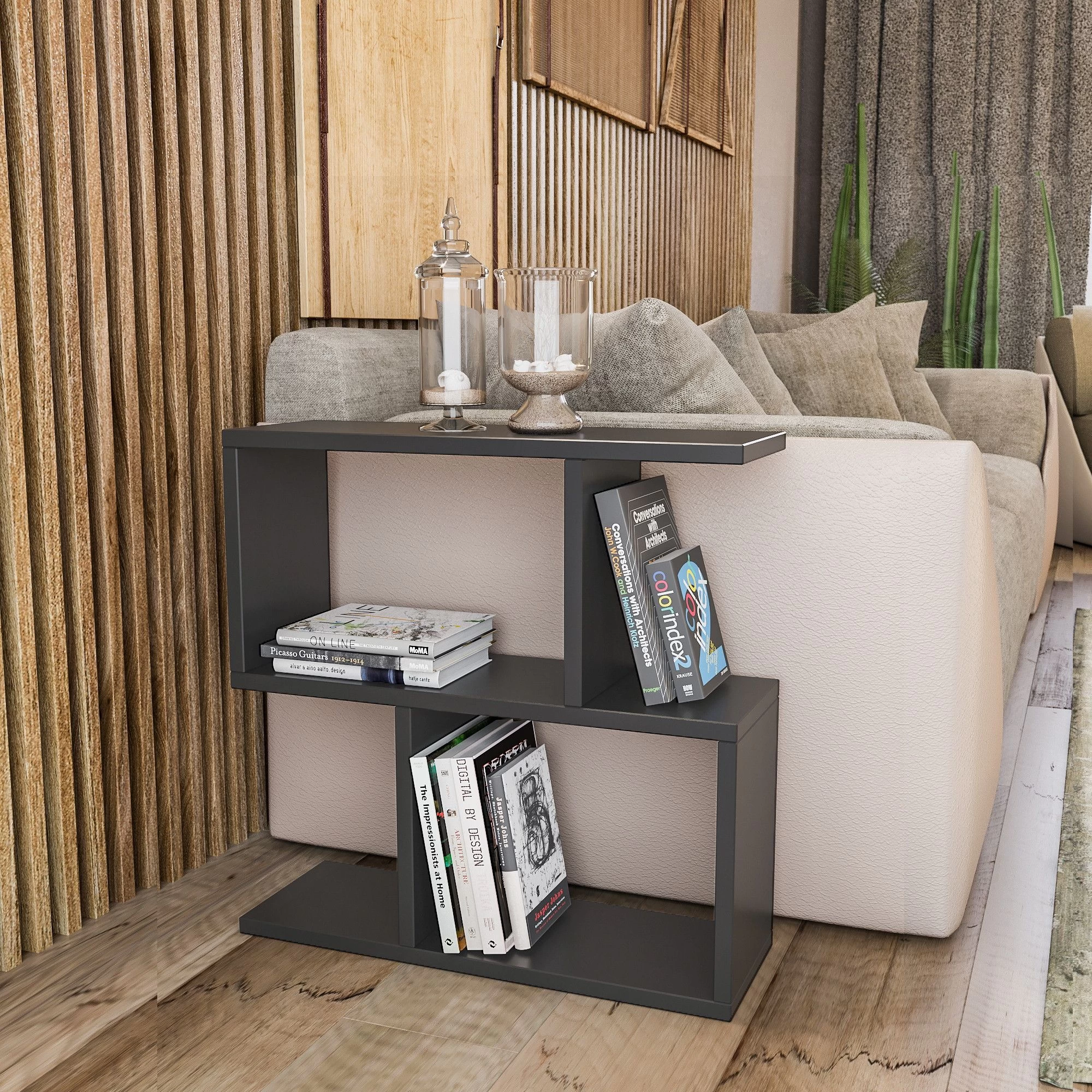 Table D'appoint | Epaisseur 18mm | 60x60x20 Cm | Anthracite 1 Table D'appoint | Epaisseur 18mm | 60x60x20 Cm | Anthracite