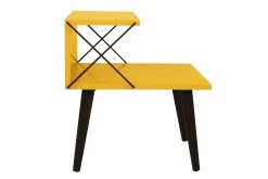 Table De Nuit En Mélaminé 18mm Avec Pieds En Hêtre | Jaune -Magasin De Meubles 854KLN3309 20 205 97c5