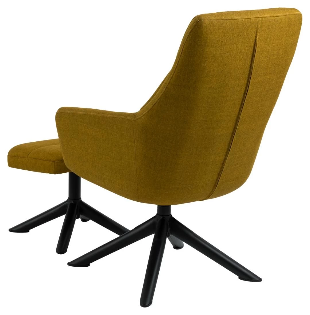 Fauteuil Relax Harper - Jaune Ocre 6 Fauteuil Relax Harper - Jaune Ocre – Image 6