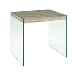 Table D'appoint Neiko 43x35cm - Décor Chêne Truffe