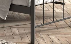 Lit Liza 140x200 Avec Sommier à Lattes - Noir -Magasin De Meubles 88214 2 d3 0815