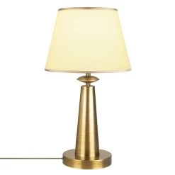 Opviq Lampe De Table En Métal | Capuchon En Tissu | 30cm Dia | 55cm H | IP20 | Antique -Magasin De Meubles 892OPV1101 20 205 954d