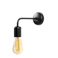 Opviq Wall Lamp | Iron Body | 8x20cm | 15cm Height | E27 Socket | Setup Instructions | IP20 | Black -Magasin De Meubles 892OPV1230 20 203 f468