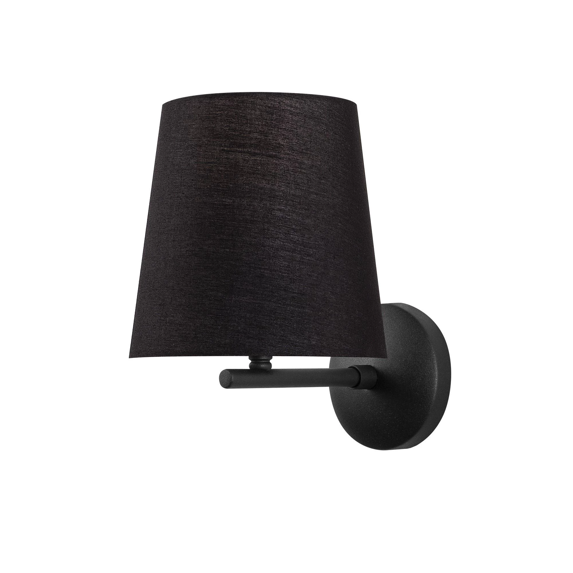 Opviq Lampe Murale | Corps En Métal | Capuchon En Tissu | 18x22cm | Noir 6 Opviq Lampe Murale | Corps En Métal | Capuchon En Tissu | 18x22cm | Noir – Image 6