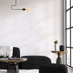 Opviq Metal Body Chandelier" | 30x6cm, H:35cm | Noir