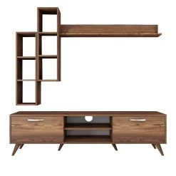 Wren" Meuble TV | 100% Mélaminé | Noyer | 180x48 Cm -Magasin De Meubles 893RAN1359 20 208 0cb2