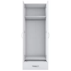 Locelso Armoire | 100% Mélamine | Blanc | 60x170x43 Cm -Magasin De Meubles 893RAN1414 20 209 6553