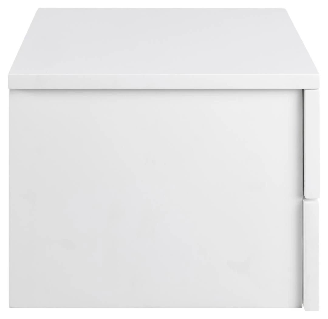 Table De Nuit Murale Avignon 2 Tiroirs - Blanc 2 Table De Nuit Murale Avignon 2 Tiroirs - Blanc – Image 2