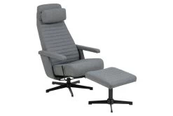 Fauteuil Relax Trany Avec Pouf - Gris -Magasin De Meubles 8E377555 8821 40A9 AEE1 CAF291AE8FD6 2231