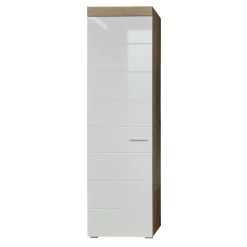 Armoire Amanda En Blanc Brillant : Moderne Et Peu Encombrante