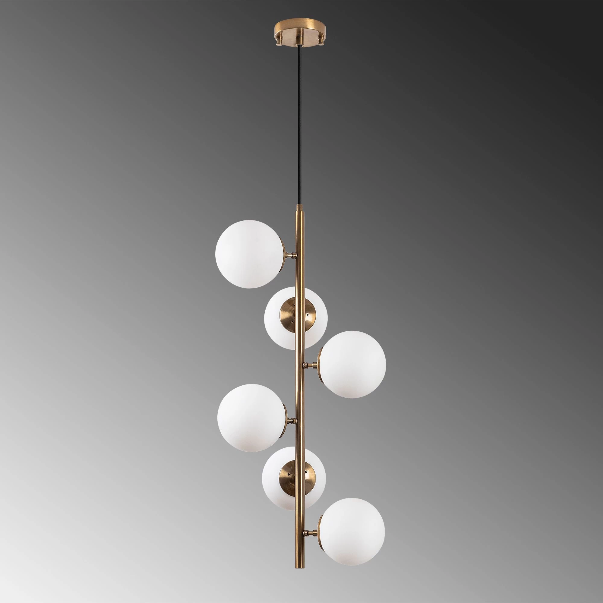 Lustre Fulgor | Style Vintage | Corps En Métal | Hauteur Réglable 4 Lustre Fulgor | Style Vintage | Corps En Métal | Hauteur Réglable – Image 4