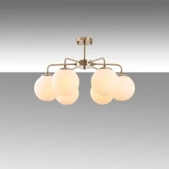 Fulgor Metal Chandelier" | Vintage 56 X 56 X 43 Cm | Hauteur Réglable 7 Fulgor Metal Chandelier" | Vintage 56 X 56 X 43 Cm | Hauteur Réglable -Magasin De Meubles 942FLG1356 20 204 de41