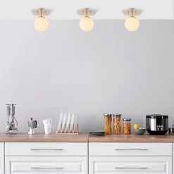 Lustre Fulgor" | Métal Et Verre | Or | 20x25cm -Magasin De Meubles 942FLG1376 20 202 2edd