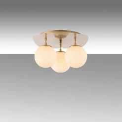 Lustre Fulgor | Corps En Métal | Capuchon En Verre | Or -Magasin De Meubles 942FLG1383 20 204 05c6