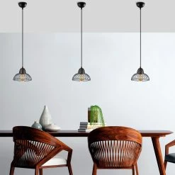 Lustre Fulgor | Réglable, Corps En Métal | Noir Antique -Magasin De Meubles 942FLG1433 20 202 7561