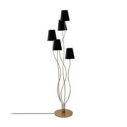 Fulgor Lampadaire | Corps En Métal | Capuchon En Tissu | Noir Doré 10 Fulgor Lampadaire | Corps En Métal | Capuchon En Tissu | Noir Doré -Magasin De Meubles 942FLG1545 20 205 aa51