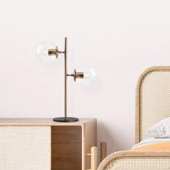 Lampe à Poser Fulgor | Style Vintage | Corps En Métal -Magasin De Meubles 942FLG1814 20 202 c99f