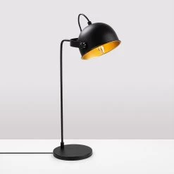 Lampe à Poser Fulgor | Corps En Métal | Noir Or -Magasin De Meubles 942FLG1827 20 205 6c6d