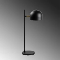 Fulgor Lampe De Table | Corps En Métal | 18x20x58 Cm | Noir Doré -Magasin De Meubles 942FLG1832 20 206 9843