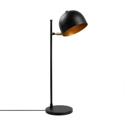 Fulgor Lampe De Table | Corps En Métal | 18x20x58 Cm | Noir Doré -Magasin De Meubles 942FLG1832 20 207 f2ae