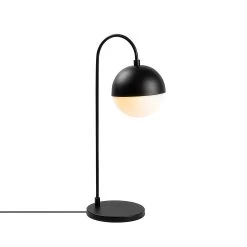 Fulgor Lampe De Table | Corps En Métal, Chapeau En Verre | 18x25x53cm | Noir Blanc 11 Fulgor Lampe De Table | Corps En Métal, Chapeau En Verre | 18x25x53cm | Noir Blanc -Magasin De Meubles 942FLG1842 20 207 a62d