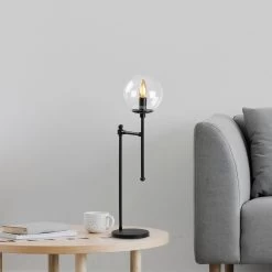 Fulgor Metal Body Table Lamp | 15cm Metal Cap | Black -Magasin De Meubles 942FLG1864 20 202 68f4