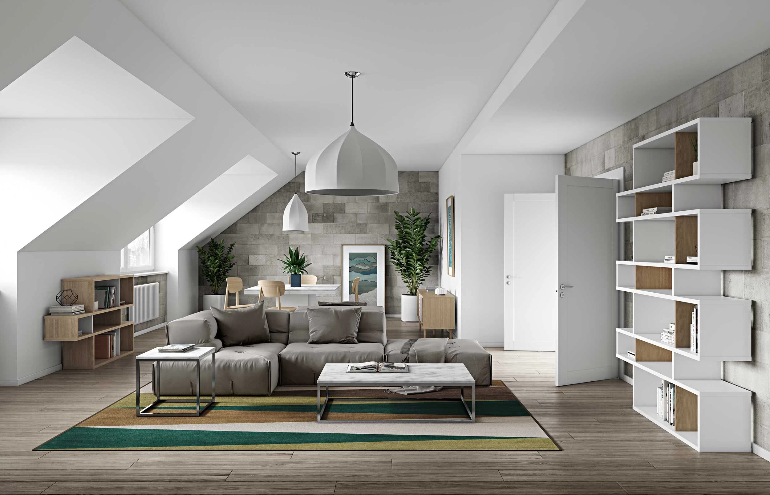 Table Basse Prairie - Marbre Blanc/chrome 9 Table Basse Prairie - Marbre Blanc/chrome – Image 9