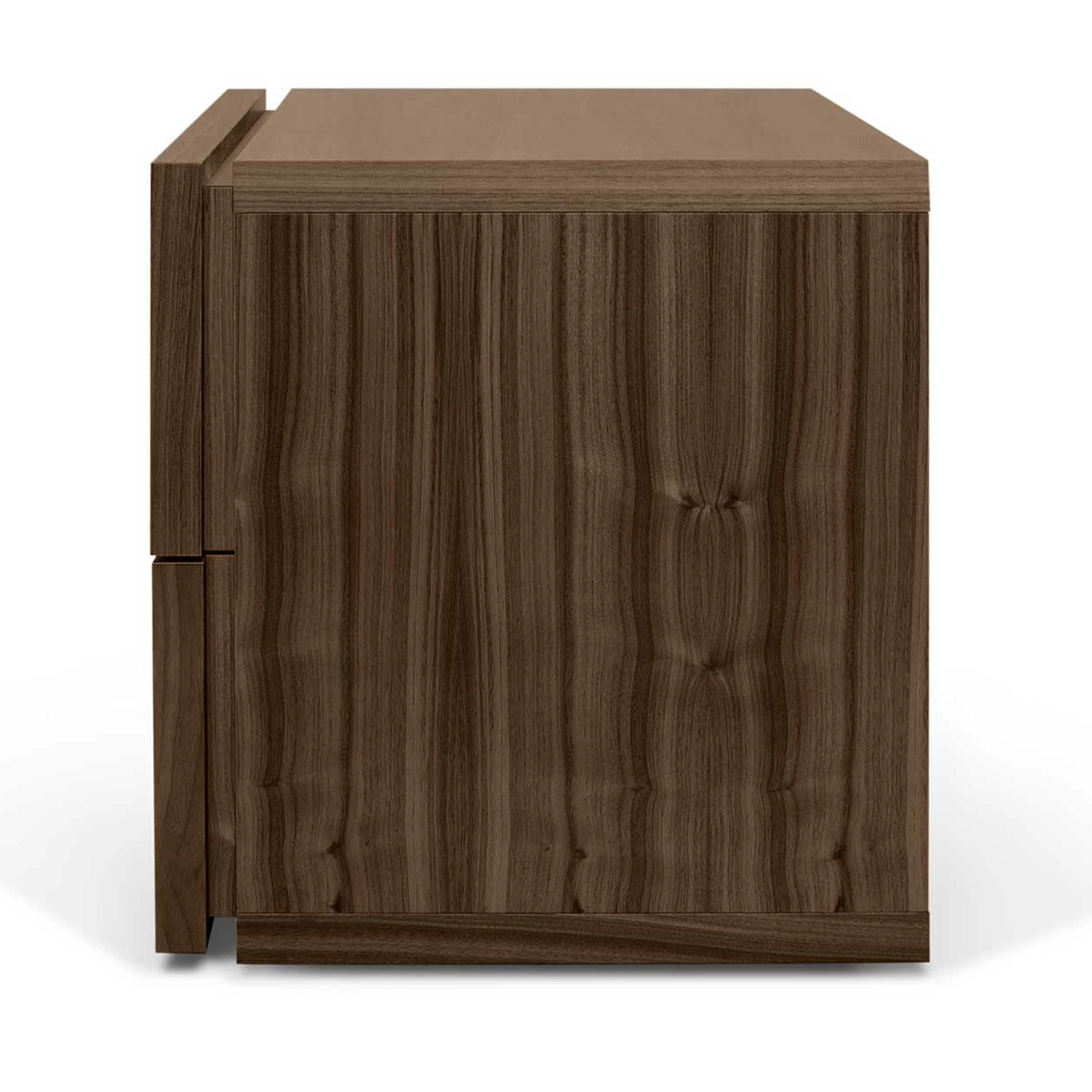 Table De Chevet Aurora 2 Tiroirs - Noyer 5 Table De Chevet Aurora 2 Tiroirs - Noyer – Image 5