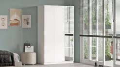 Armoire Robuste Blanche - 100% Mélaminé -Magasin De Meubles 956LCS1707 20 203 f595