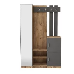 Elegant Hall Stand With Storage | Atlantic Pine Anthracite -Magasin De Meubles 956LCS2804 5 0c36