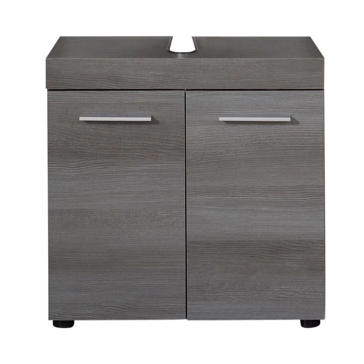 Meuble Sous-vasque Runner : Rangement Idéal Et Facile D'entretien - Argent Fumé 1 Meuble Sous-vasque Runner : Rangement Idéal Et Facile D'entretien - Argent Fumé