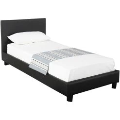 Lit Simple Maxime - Noir -Magasin De Meubles ABEL AB 900 HR 01 5382