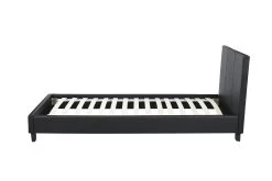 Lit Simple Maxime - Noir -Magasin De Meubles ABEL AB 900 SIDE HR 8d04