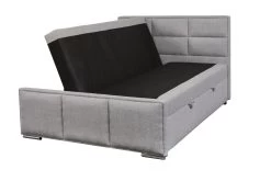 Lit Boxspring Avec Rangement Amani 180x200cm - Gris -Magasin De Meubles AMARYLLIS boxspring 4 ad2f