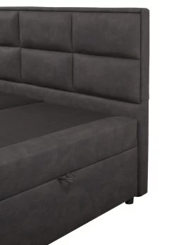 Lit Boxspring Avec Rangement Azalia 160x200cm - Noir 17 Lit Boxspring Avec Rangement Azalia 160x200cm - Noir -Magasin De Meubles AZALEA boxspring detail 7 6fee