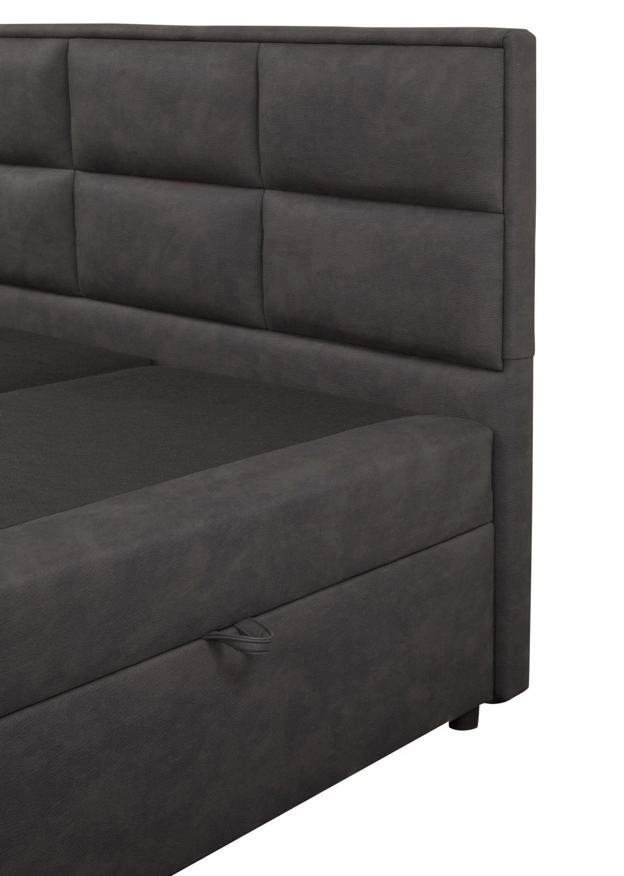 Lit Boxspring Avec Rangement Azalia 160x200cm - Noir 8 Lit Boxspring Avec Rangement Azalia 160x200cm - Noir – Image 8