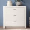 Commode Arkea 96cm Avec 3 Tiroirs - Blanc