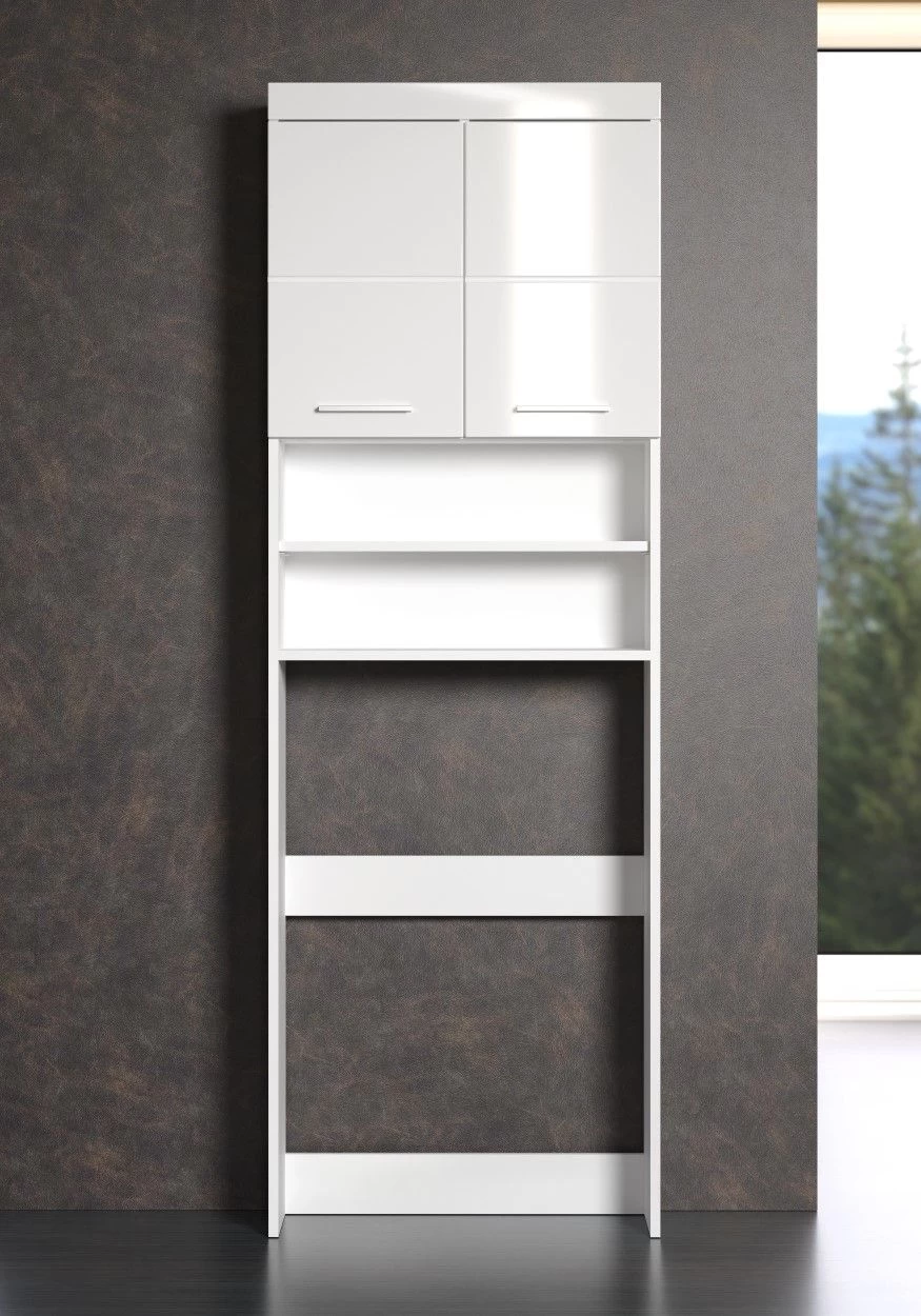 Amanda White Washing Machine Unit - Solution De Stockage élégante, Facile à Assembler 3 Amanda White Washing Machine Unit - Solution De Stockage élégante, Facile à Assembler – Image 3