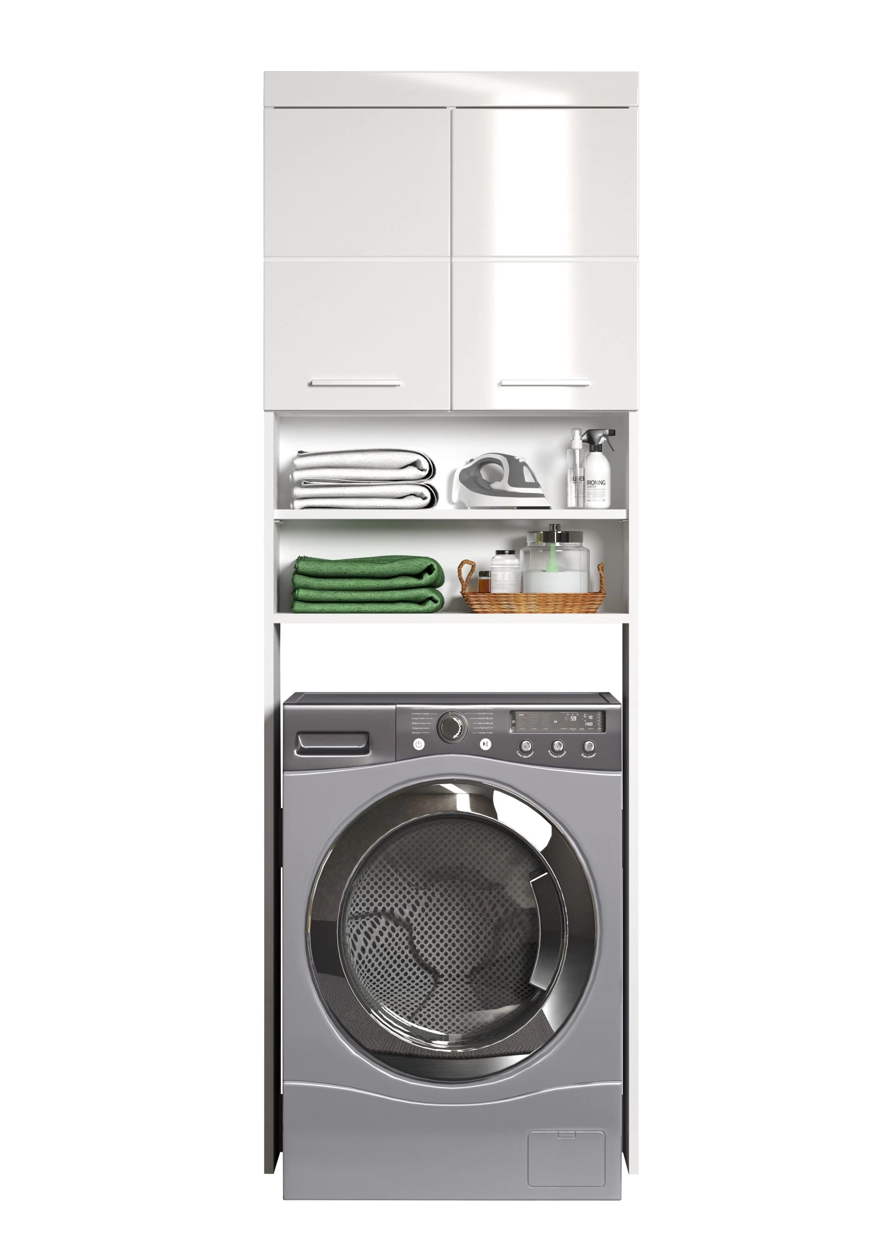 Amanda White Washing Machine Unit - Solution De Stockage élégante, Facile à Assembler 10 Amanda White Washing Machine Unit - Solution De Stockage élégante, Facile à Assembler – Image 10