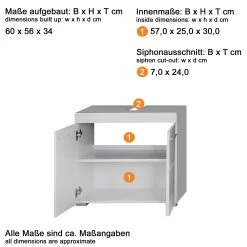 Meuble Lavabo Moderne Et Facile D'entretien - Amanda 11 Meuble Lavabo Moderne Et Facile D'entretien - Amanda -Magasin De Meubles Amanda BD 1393 301 01 Datenblatt 20221124 d78d