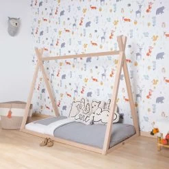 Childhome Lit De Tipi Pour Tout-petit 70x140 Cm - Naturel