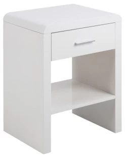 Table De Chevet Sova 45x35cm, 1 Tiroir - Blanc -Magasin De Meubles BDBE7464 EEC3 4572 905B C0F6EEC9BC31 6f4d