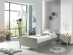 Table De Chevet Billy Rétro 2 Tiroirs - Olive -Magasin De Meubles BICO0216 02 960d